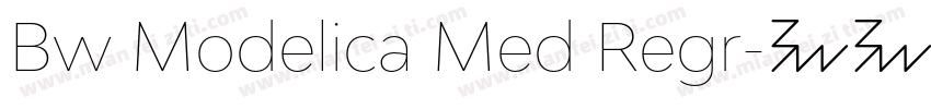 Bw Modelica Med Regr字体转换